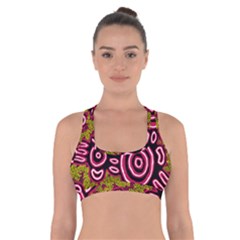 Aboriginal Art - You Belong Cross Back Sports Bra by hogartharts