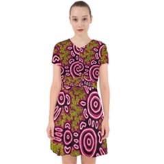 Aboriginal Art - You Belong Adorable In Chiffon Dress by hogartharts