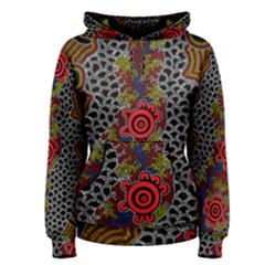 Aboriginal Art - Waterholes Women s Pullover Hoodie