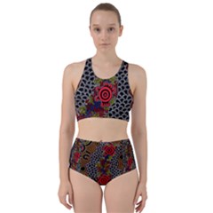 Aboriginal Art - Meeting Places Racer Back Bikini Set