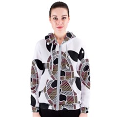 Aboriginal Art - Untitled Women s Zipper Hoodie