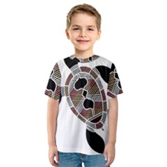 Aboriginal Art - Untitled Kids  Sport Mesh Tee