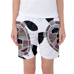 Aboriginal Art - Untitled Women s Basketball Shorts