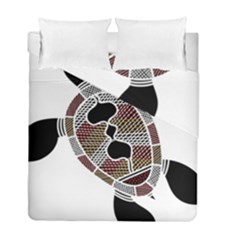 Aboriginal Art - Untitled Duvet Cover Double Side (full/ Double Size) by hogartharts