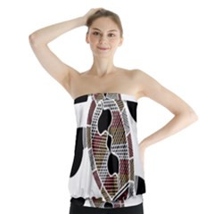 Aboriginal Art - Untitled Strapless Top by hogartharts