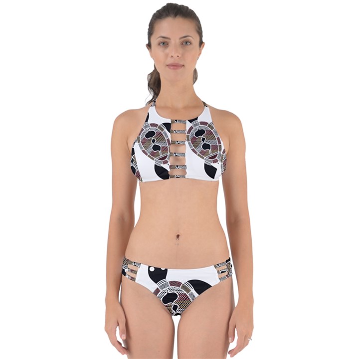 Aboriginal Art - Untitled Perfectly Cut Out Bikini Set