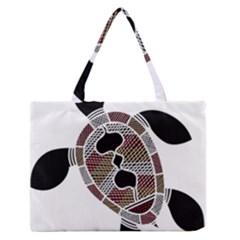 Aboriginal Art - Untitled Zipper Medium Tote Bag by hogartharts