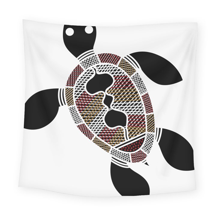 Aboriginal Art - Untitled Square Tapestry (Large)