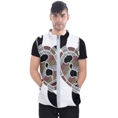 Aboriginal Art - Untitled Men s Puffer Vest by hogartharts