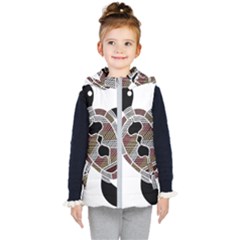 Aboriginal Art - Untitled Kid s Puffer Vest