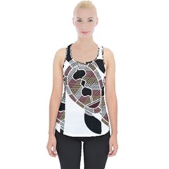 Aboriginal Art - Untitled Piece Up Tank Top by hogartharts