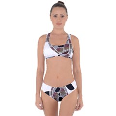 Aboriginal Art - Untitled Criss Cross Bikini Set by hogartharts