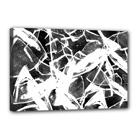 Broken Glass  Canvas 18  X 12  by berwies