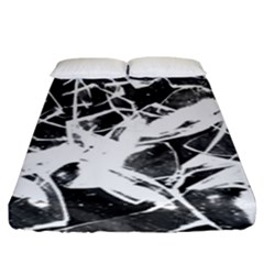 Broken Glass  Fitted Sheet (king Size) by berwies