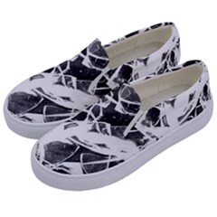 Broken Glass  Kids  Canvas Slip Ons