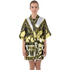 Save A Fuse Blow An Electrician Quarter Sleeve Kimono Robe