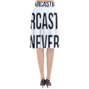 Me sarcastic never Flared Midi Skirt View2