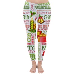 The Joys Of Christmas Classic Winter Leggings by allthingseveryone