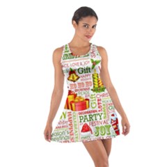 The Joys Of Christmas Cotton Racerback Dress by allthingseveryone