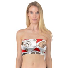 Christmas Puppies Bandeau Top by allthingseveryone