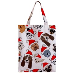 Christmas Puppies Zipper Classic Tote Bag by allthingseveryone