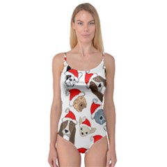 Christmas Puppies Camisole Leotard  by allthingseveryone