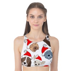 Christmas Puppies Tank Bikini Top by allthingseveryone