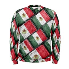 Mexican Flag Pattern Design Men s Sweatshirt by dflcprints