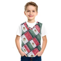 Mexican Flag Pattern Design Kids  Sportswear by dflcprints