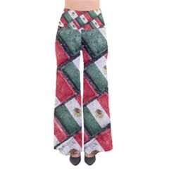 Mexican Flag Pattern Design Pants by dflcprints