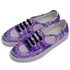 Blue Fractal Alchemy Hud For Bending Hyperspace Men s Classic Low Top Sneakers by jayaprime