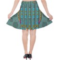 Freedom Is Every Where Just Love It Pop Art Velvet High Waist Skirt View2