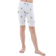 Birds Motif Pattern Kids  Mid Length Swim Shorts by dflcprints