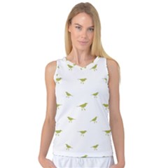 Birds Motif Pattern Women s Basketball Tank Top by dflcprints