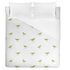 Birds Motif Pattern Duvet Cover (queen Size) by dflcprints