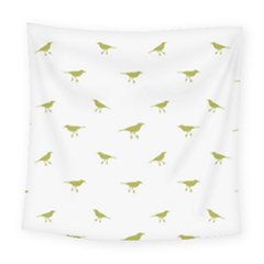 Birds Motif Pattern Square Tapestry (large) by dflcprints