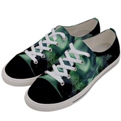 Northern Lights In The Forest Women s Low Top Canvas Sneakers by Ucco