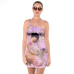 Violets For The Birds  One Soulder Bodycon Dress by pastpresents