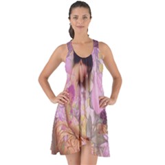 Violets For The Birds  Show Some Back Chiffon Dress by pastpresents