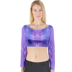 Lavenderboo Long Sleeve Crop Top by BrittyStarBloom