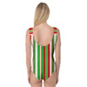 Christmas Holiday Stripes Red Princess Tank Leotard  View2