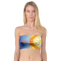 Star Pattern Background Bandeau Top by Celenk