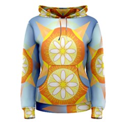 Star Pattern Background Women s Pullover Hoodie by Celenk