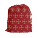 Pattern Background Holiday Drawstring Pouches (XXL) View1