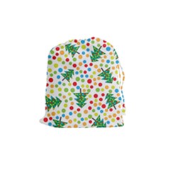 Pattern Circle Multi Color Drawstring Pouches (medium) 