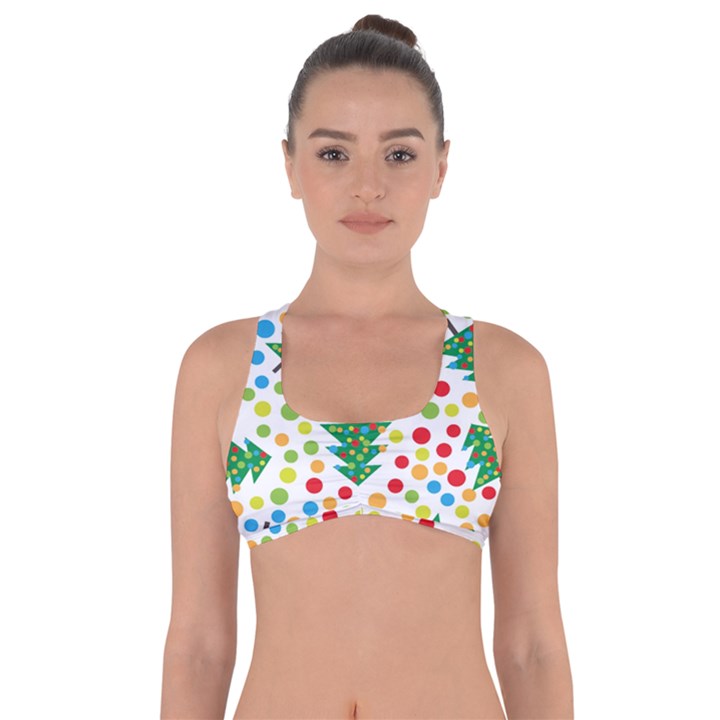 Pattern Circle Multi Color Got No Strings Sports Bra