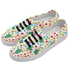 Pattern Circle Multi Color Women s Classic Low Top Sneakers by Celenk