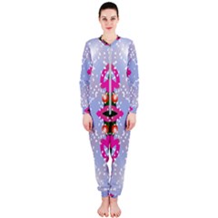 Seamless Tileable Pattern Design Onepiece Jumpsuit (ladies)  by Celenk