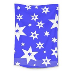 Star Background Pattern Advent Large Tapestry by Celenk