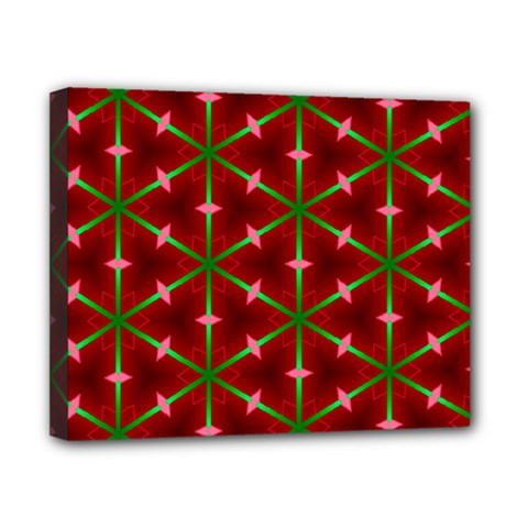 Textured Background Christmas Pattern Canvas 10  X 8 